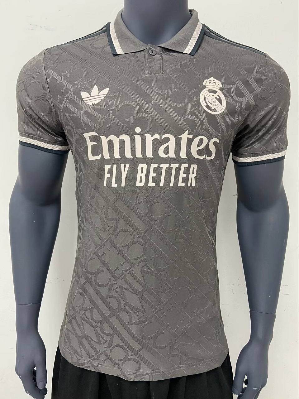 AAA Quality Real Madrid 24/25 Third Dark Grey Jersey(Player)